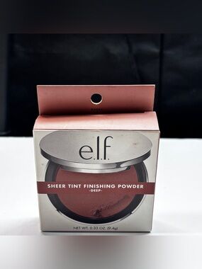 E.L.F. SHEER TINT FINISHING POWDER DEEP .33 oz  Makeup Glow Lightweight